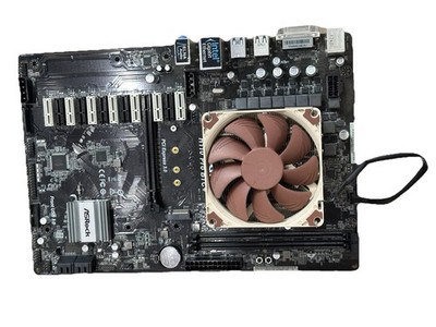 ASRock H110 Pro BTC 13GPU Motherboard Comes With Noctua Cooler Intel 7th Core i3