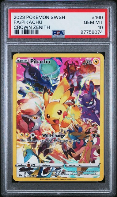 Pikachu #160 (Crown Zenith (2023))