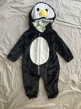 Bebé Pingüino Una Pieza Difuso Disfraz/Pingüino Halloween Disfraz
