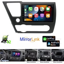 Car Radio Stereo Carplay For 2013-2017 Civic Head Unit Bluetooth WiFi