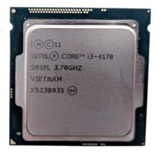 Lot of 4 Intel Core i3-4170 3.70GHz 3MB LGA 1150/Socket H3 CPU Processor SR1PL