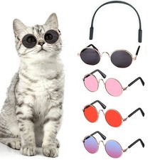 Gafas Sol Mascotas Proteccion UV Verano Accesorio Fotos Cosplay Perros Gatos Top