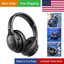 Bluetooth Headphones Over Ear, 65H Playtime and 6 EQ Music Modes Wireless Hea...