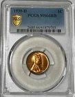 1939 D Lincoln Cent PCGS MS66 RD