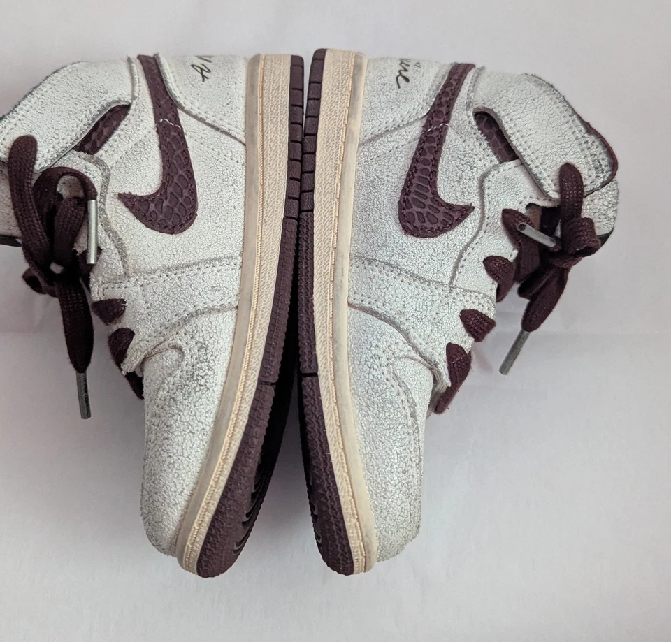 A Ma Maniére x Nike Air Jordan Retro 1 High OG TD Airness Size 9c DO7098-100 - Image 2 of 4