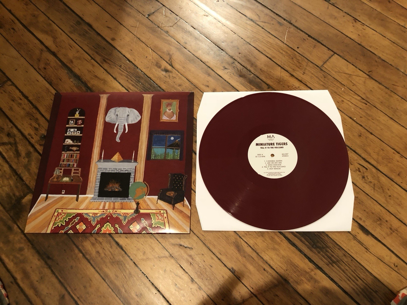 Miniature Tigers -  Tell It to the Volcano LP - Still Sealed Last Copies Left !