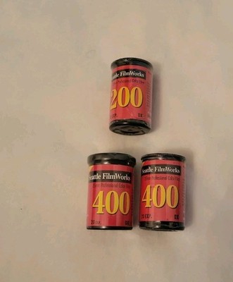 Seattle Film Works 35mm 20 Exposures Color ISO 2=400 & 1=200 Film ROLLS SEALED