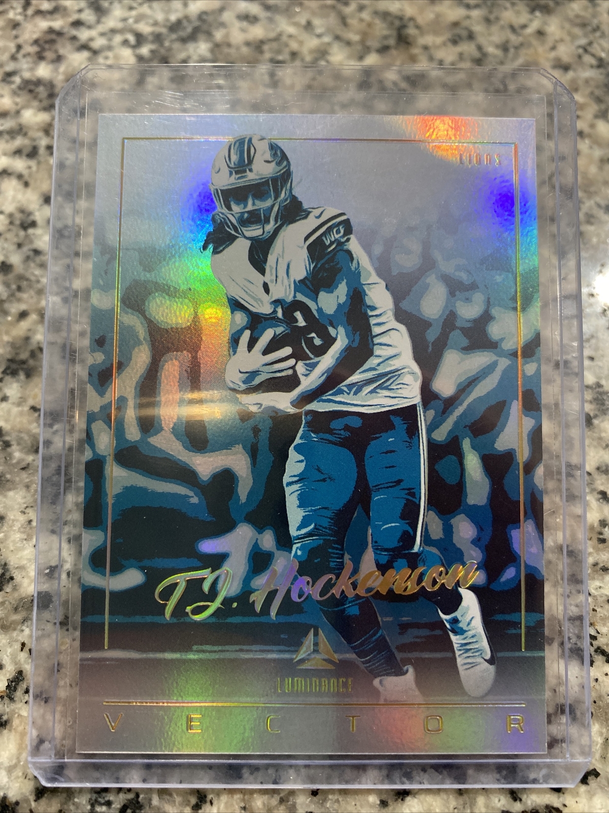 2022 Panini Luminance -- VECTOR Case Hit -- TJ HOCKENSON -- Lions  Vikings Ssp