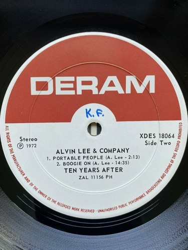 Alvin Lee & Company - Ten Years After - Vinyl LP - 1972 PRC Pressing - VG - Picture 8 of 8
