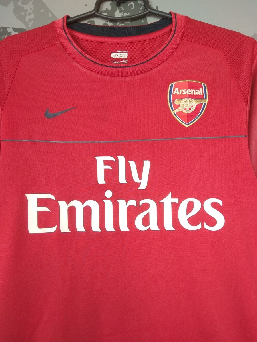 セットアップ:M/M(上/下)[RESALE] ARSENAL NIKE 2008/2010 FOOTBALL HOME JERSEY #4 FABREGAS SIZE