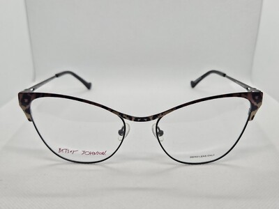 BETSEY JOHNSON Teatime Leo Leopard 56-18-145 Eyeglasses Frame