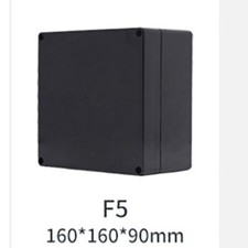 Waterproof Junction Box ABS Plastic Electric Project Black Enclosure Housing