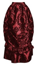 Gothic Edwardian Steampunk Victorian Civil War Theater Bustle Skirt M L XL 1X