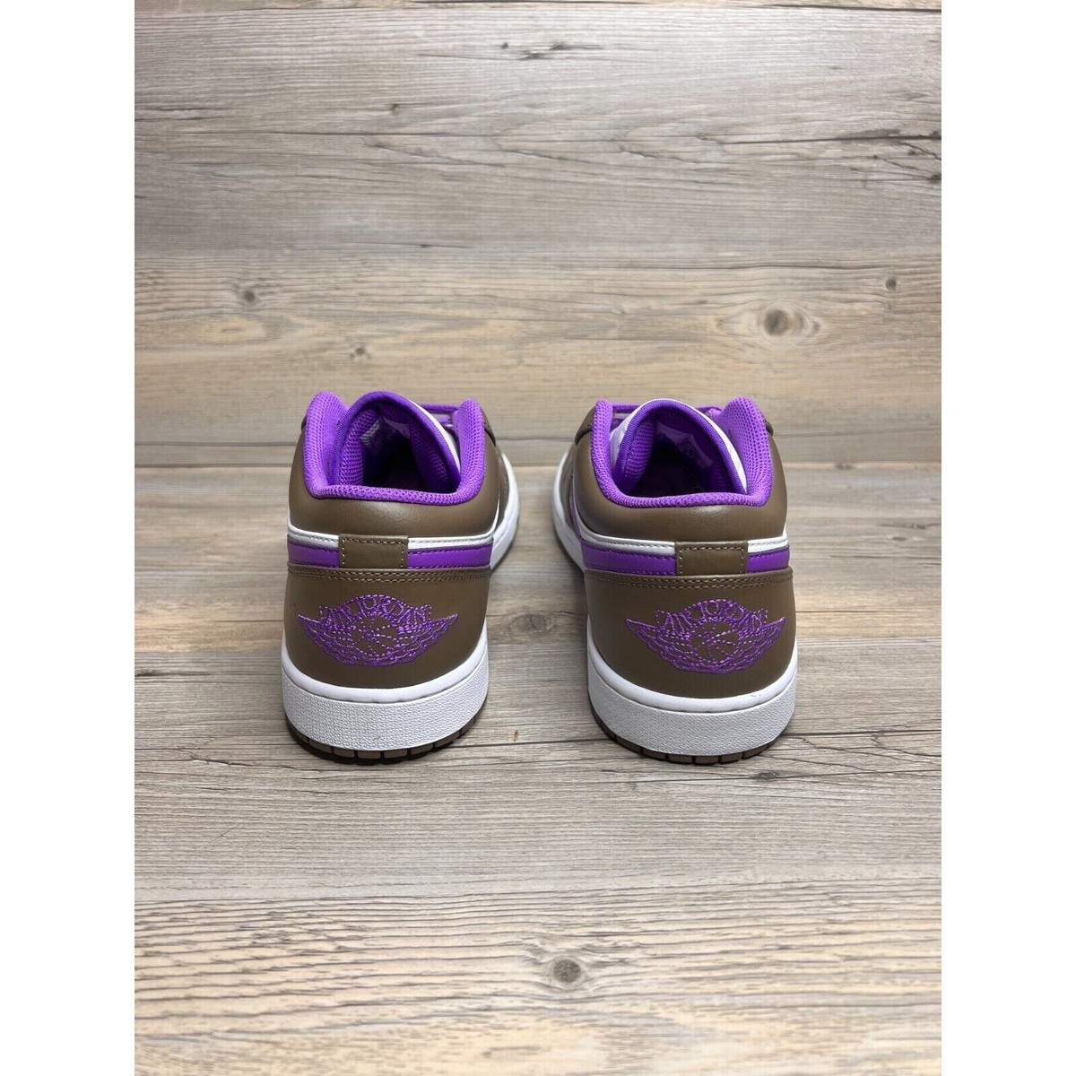 Nike Air Jordan 1 Low Mens Size 13 Palomino White Wild Berry