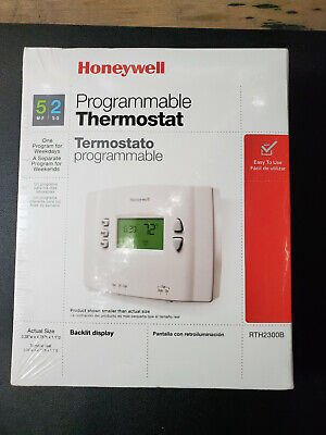 Honeywell 5-2 Day Programmable Thermostat with Backlight, RTH2300B