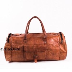 aldi leather overnight bolsa