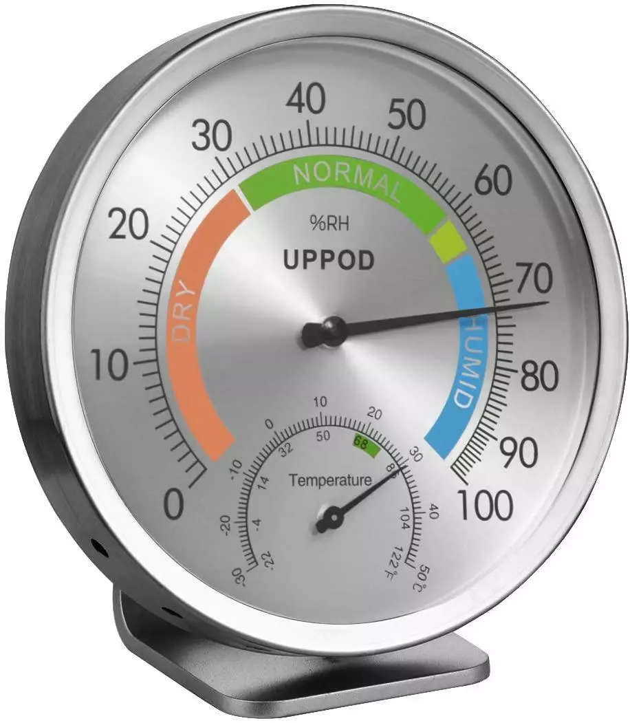 Outdoor barometer, thermometer and hygrometer, with humidity