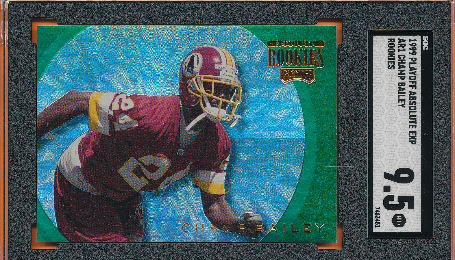 Champ Bailey Playoff Absolute Ssd Absolute Rookies #AR1 Rookies Inserts