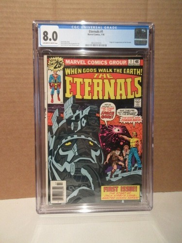 Eternals #1 Marvel Comics 7/76 CGC 8.0