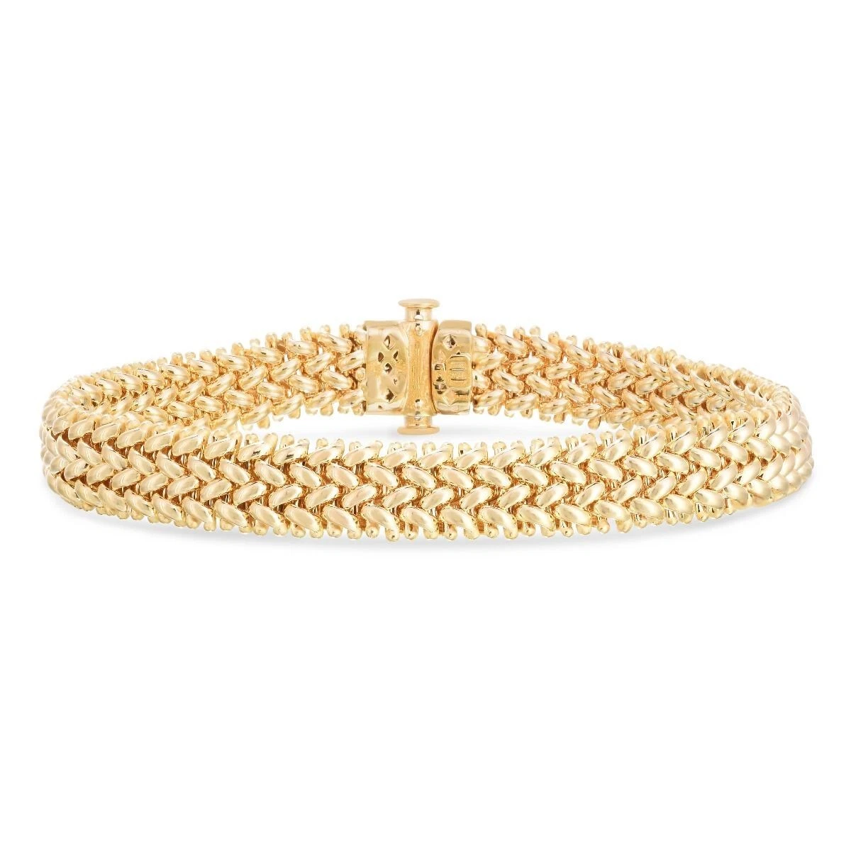 Gold braided mesh best sale bracelet