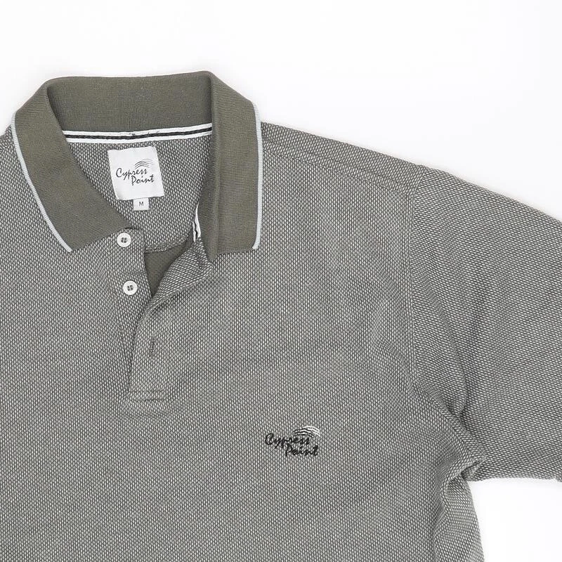 Cypress point Mens Grey Polyester Blend Polo Size M Collared - Image 4 of 4