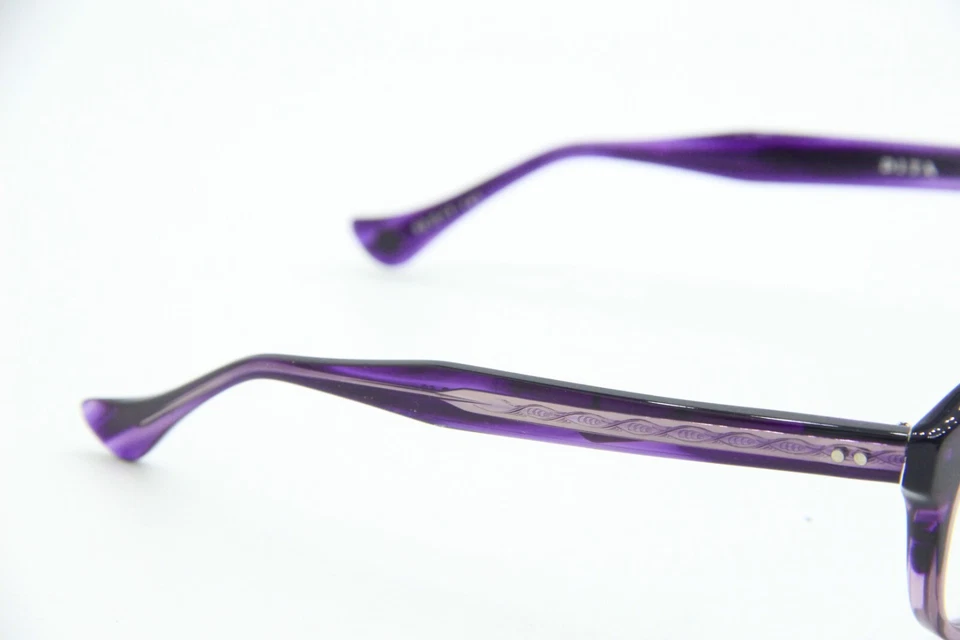 NEW DITA DRX-3014D-52 POISON PURPLE CLEAR AUTHENTIC EYEGLASSES 52-17 - Image 4 of 4