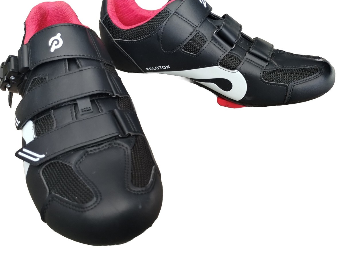 Peloton Cycling Bike Shoes Cleats Size 48 Mens 13.5, Red  display picture 2