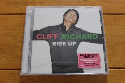 CLIFF RICHARD - RISE UP CD [NEW SEALED] **CRACKED CASE** HYPE STICKER