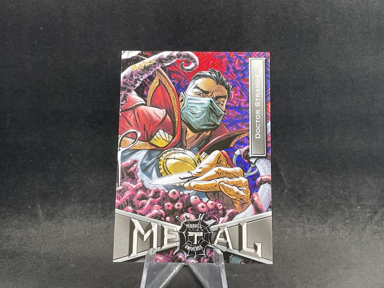 2021 UD SKYBOX METAL UNIVERSE SPIDER-MAN DOCTOR STRANGE #23 GRANDIOSE SP
