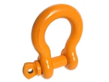 Orange Lifting Shackle Screw Pin Clevis D Ring for Tow Jeep ATV Crane Attachment