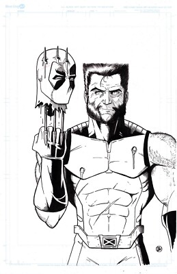 Deadpool And Wolverine 11x17 Original Piece (Pencils And Inks) 