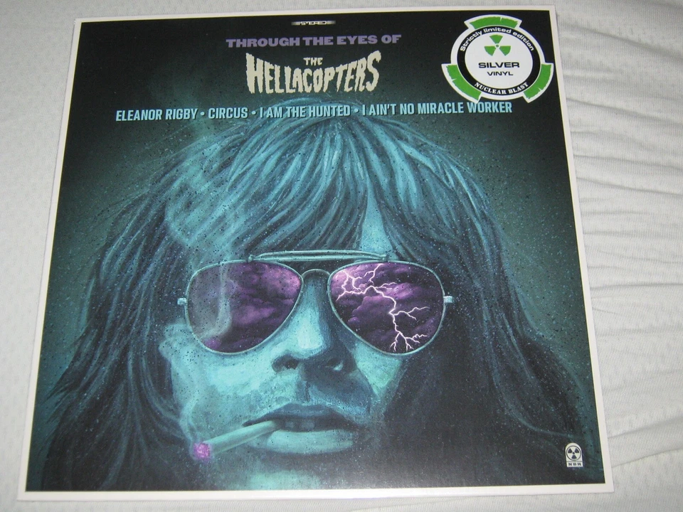 Hellacopters- Through The Eyes Of/ 10" SILVER Vinyl LP Ltd OBLIVION OVERDRIVER - Bild 2 von 3
