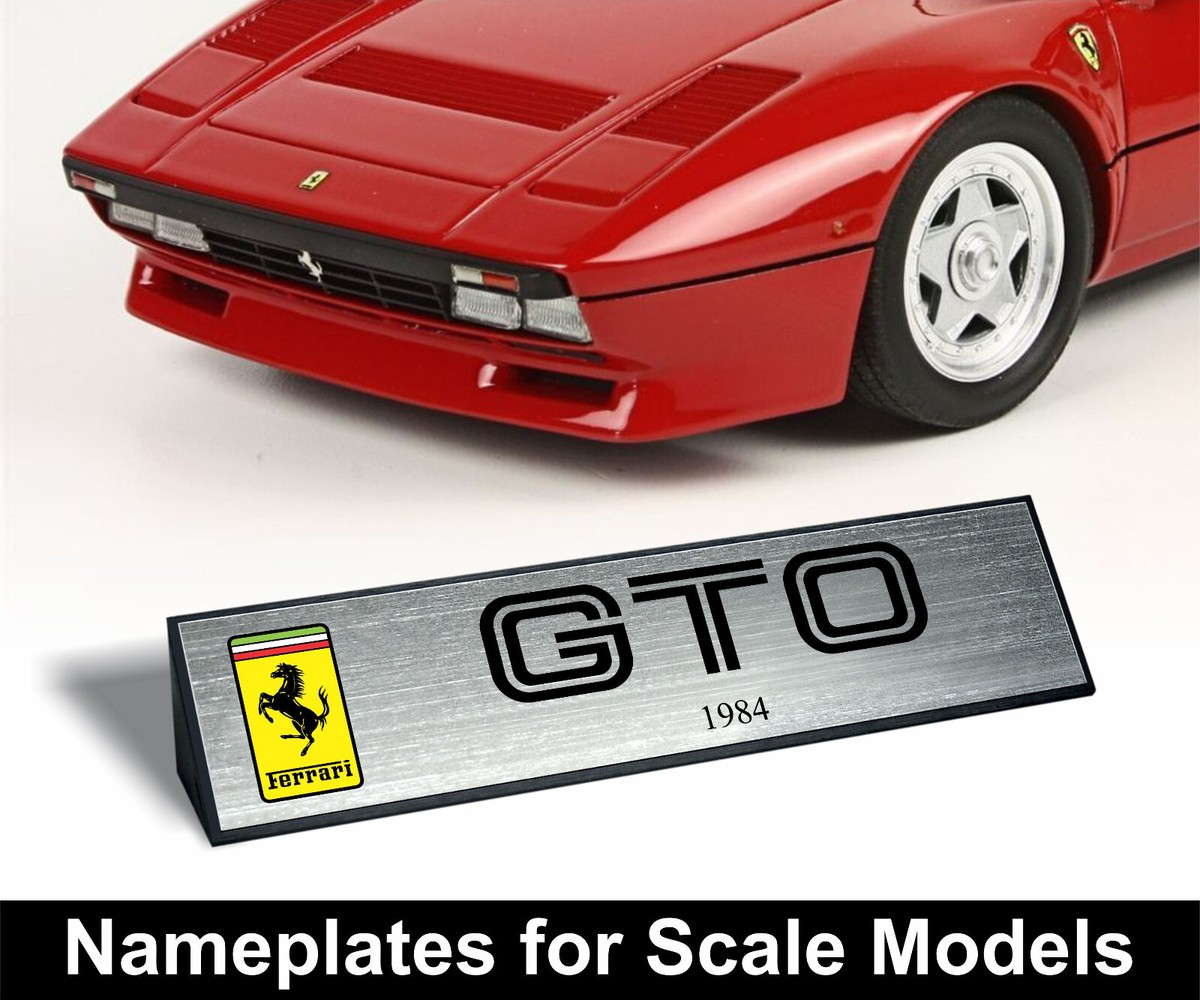 Nameplate for 1/18 Ferrari 12 Cilindri 812 competizione F12