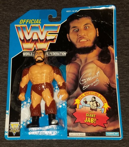 WWF Giant Gonzalez Moc Hasbro World Wrestling Fede...