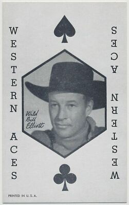 Wild Bill Elliott - Western Aces Cowboy Penny Arcade Card (MOF)