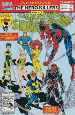 Amazing Spider-Man, The Annual #26 VF/NM ; Marvel comic book | 1992 Hero Killers