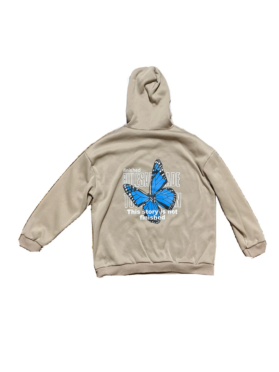 Shein This Story Is Not Finished Butterfly Hoodie eBay