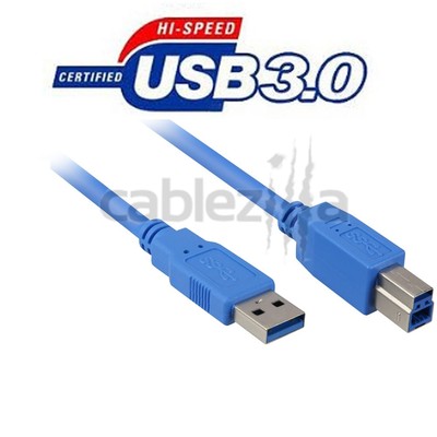 6FT USB 3.0 A Male to B Male Cable Cord Printer HP Canon Epson Lexmark Brother