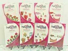 Lot Set Heartfelt Creations Tulip Time Collection, Tulip Bouquet Dies Stamps