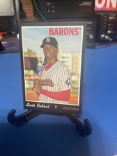 2019 TOPPS HERITAGE MINOR BLACK BORDER #154 LUIS ROBERT #31/50