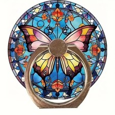 Stylish Butterfly Phone Ring Holder Lightweight 360  Rotation Water-Resistant
