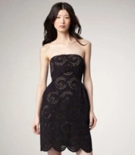 Marc by Marc Jacobs Strapless Eyelet Dress Women Size 8