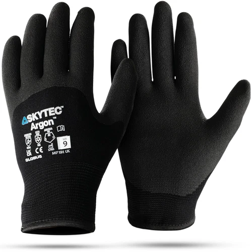 Skytec Argon Thermal Insulated Water Resistant Work Gloves Cold Grip Winter