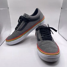 Vans Skate Old Skool Rasta Gray  Casual/Skate Shoe Sneaker Men Size 9
