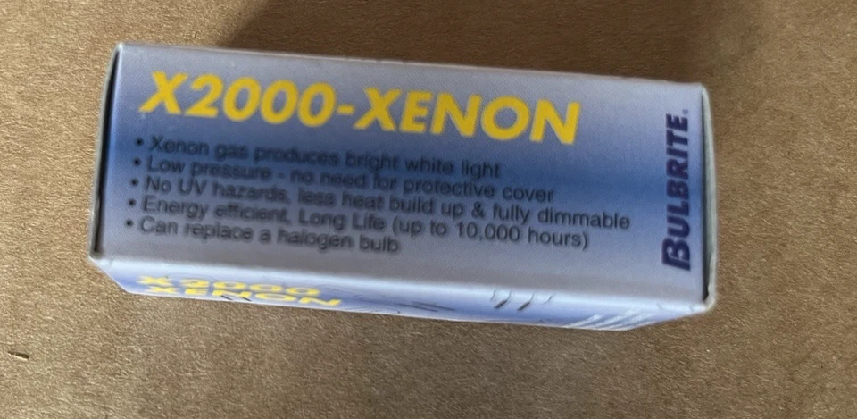 NEW 10 PC BULBRITE XENON BI-PIN LIGHT JC10XE/24 X2000 24 VOLTS 10 WATTS G4 BASE - Image 2 of 4