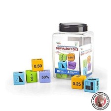 NEW hand2mind Equivalency Dice Large Foam Dice for Classroom Subitizing Dice