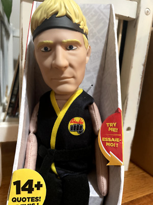 Shelf Talkers 12'' Cobra Kai | Johnny Lawrence Pull String | 14+ Quotes | New