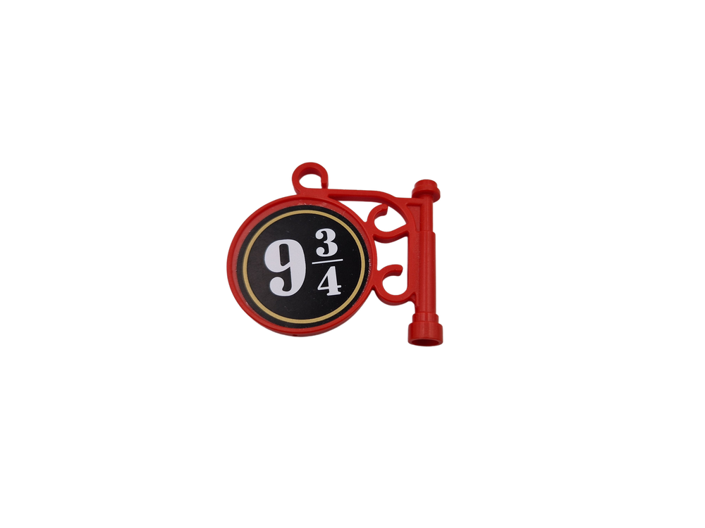 Lego® 9V RC TRAIN Railway platform sign Harry Potter Hogwarts Express