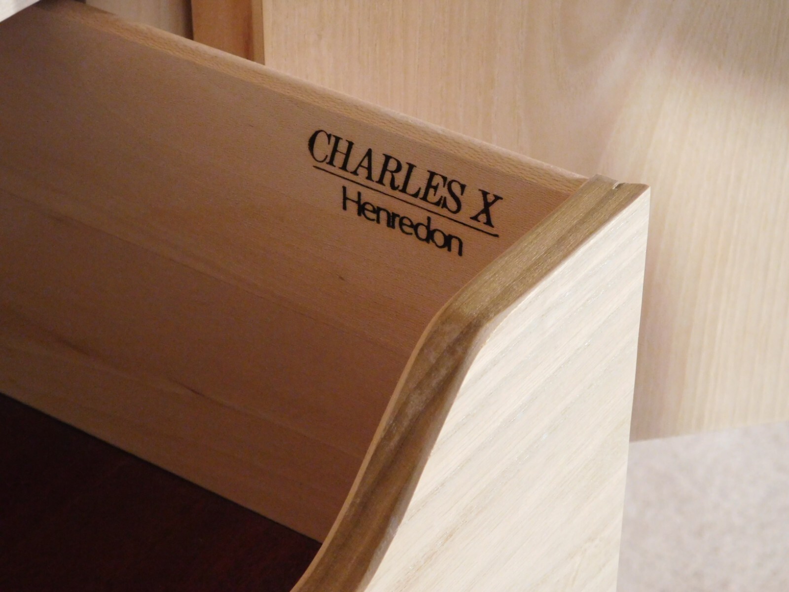 HENREDON Charles X Biedermeier or Empire Linen Press TV Cabinet Armoire