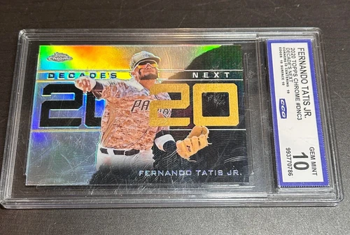 CGC 10 Fernando Tatis Jr. 2020 Topps Chrome Decade's Next GEM MINT Padres